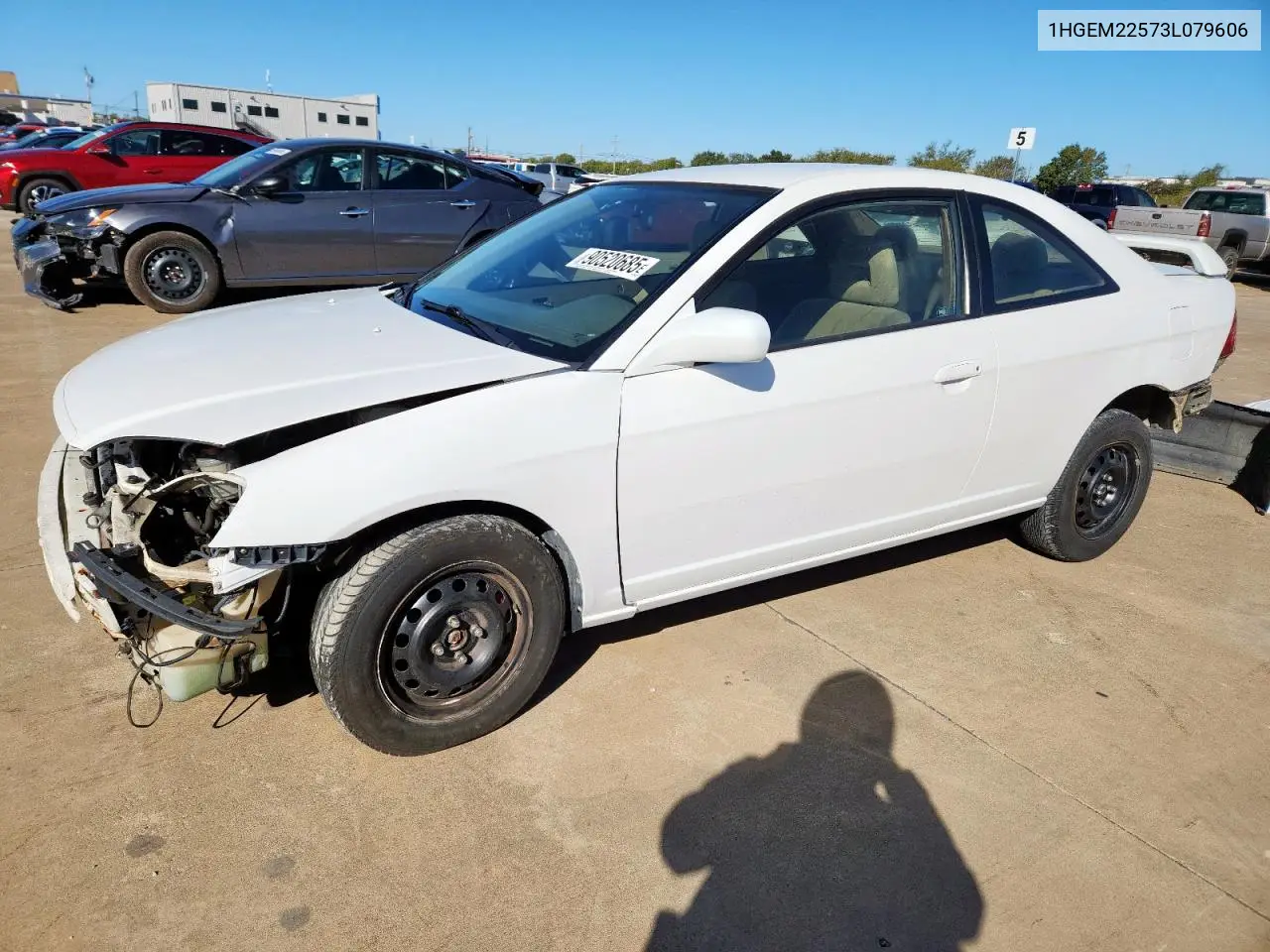 1HGEM22573L079606 2003 Honda Civic Lx