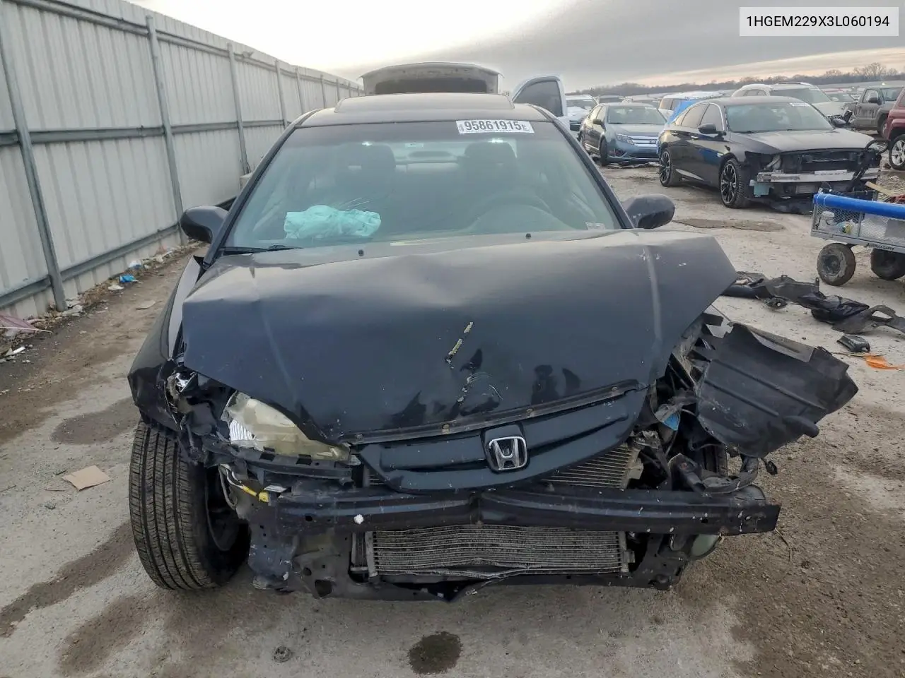 1HGEM229X3L060194 2003 Honda Civic Ex