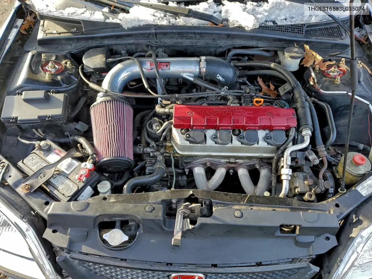 1HGES16583L035074 2003 Honda Civic Lx