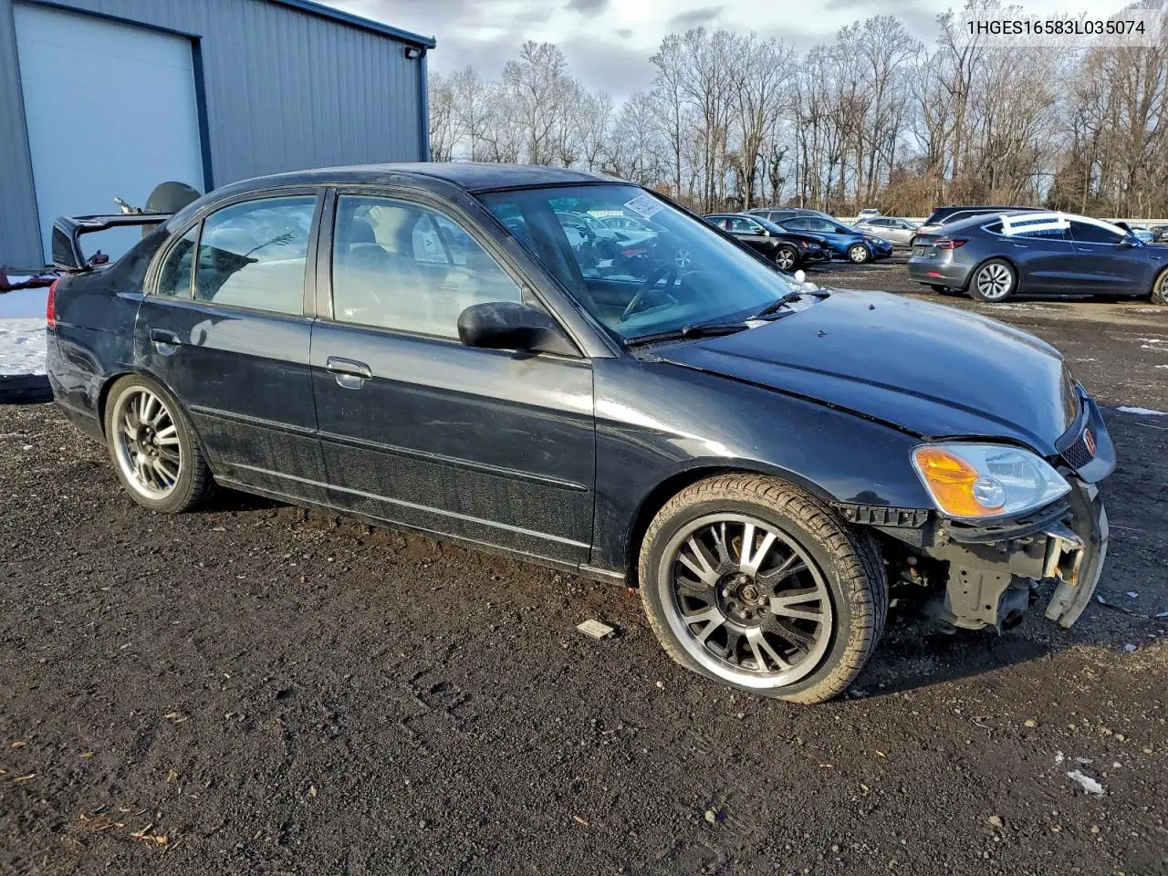 1HGES16583L035074 2003 Honda Civic Lx