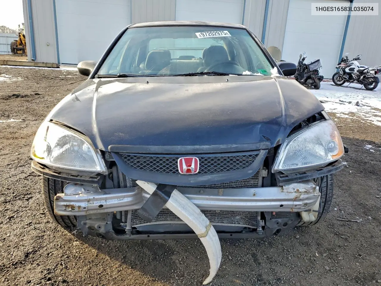 1HGES16583L035074 2003 Honda Civic Lx