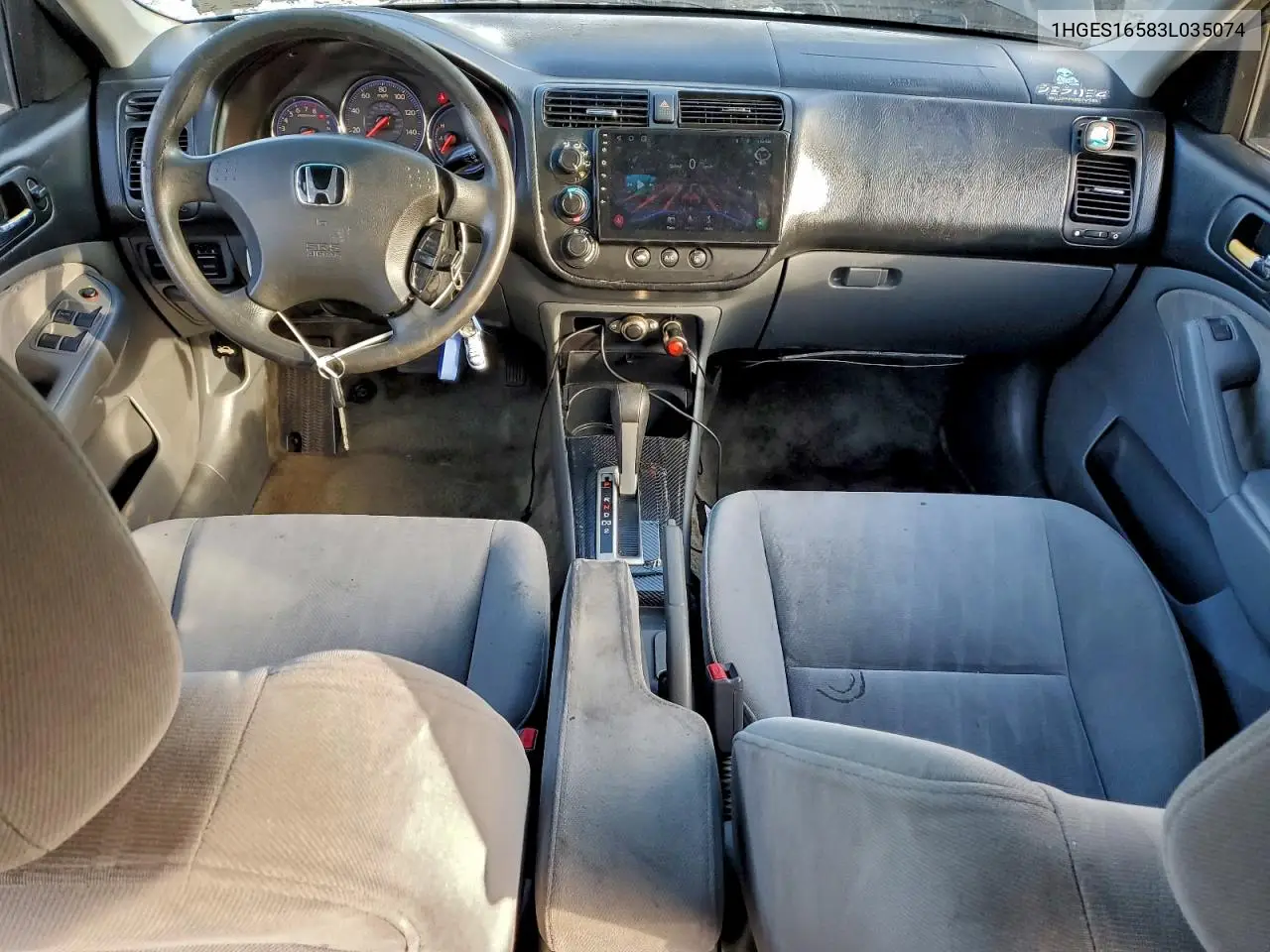 1HGES16583L035074 2003 Honda Civic Lx