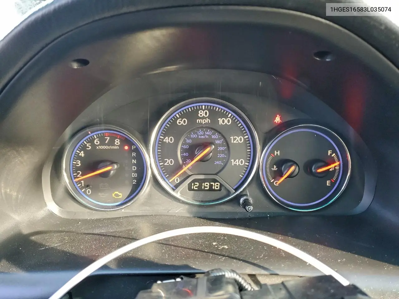 1HGES16583L035074 2003 Honda Civic Lx