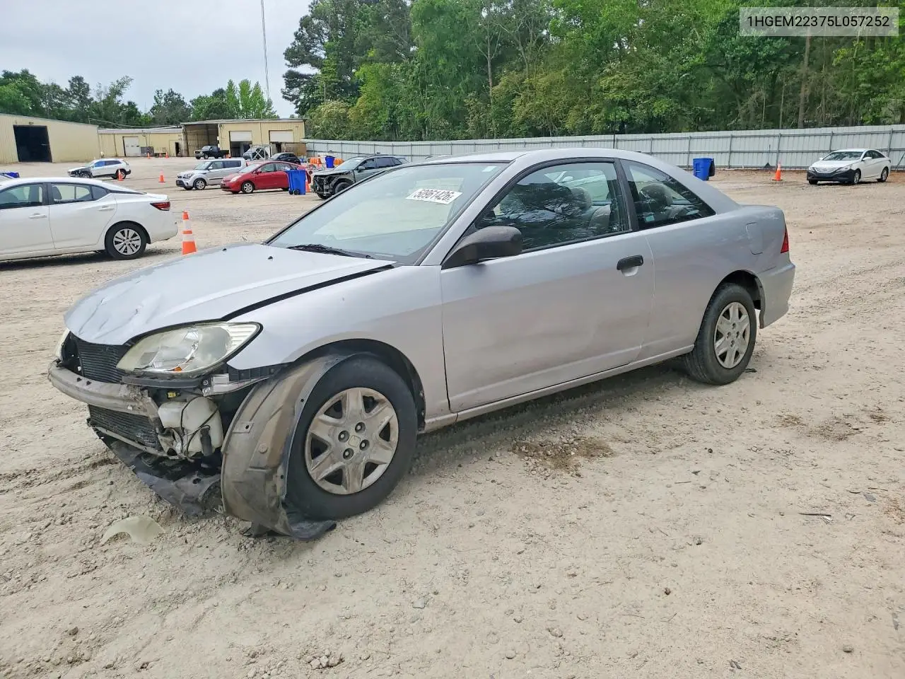 1HGEM22375L057252 2005 Honda Civic Dx Vp