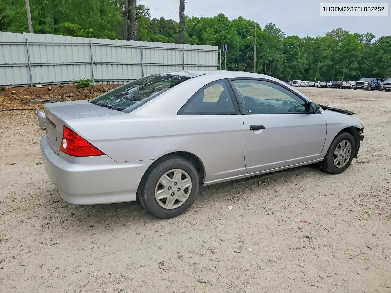 1HGEM22375L057252 2005 Honda Civic Dx Vp