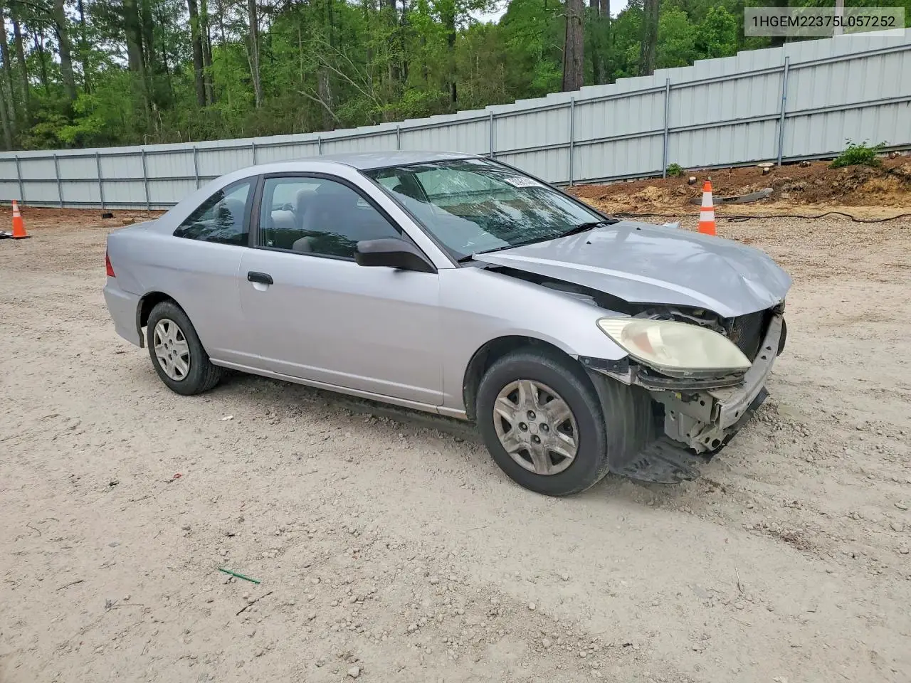 1HGEM22375L057252 2005 Honda Civic Dx Vp