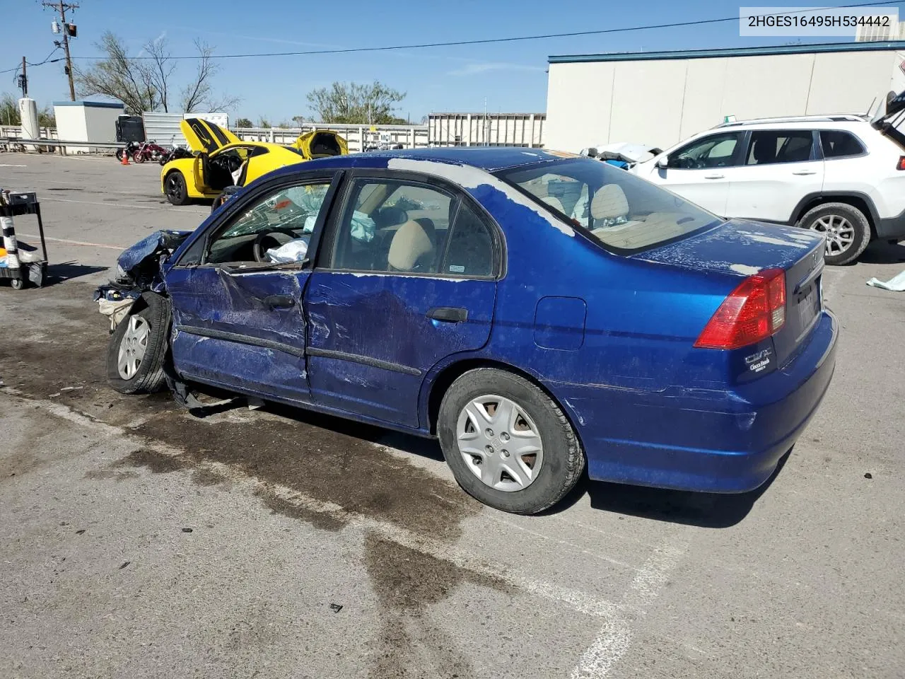 2HGES16495H534442 2005 Honda Civic Dx