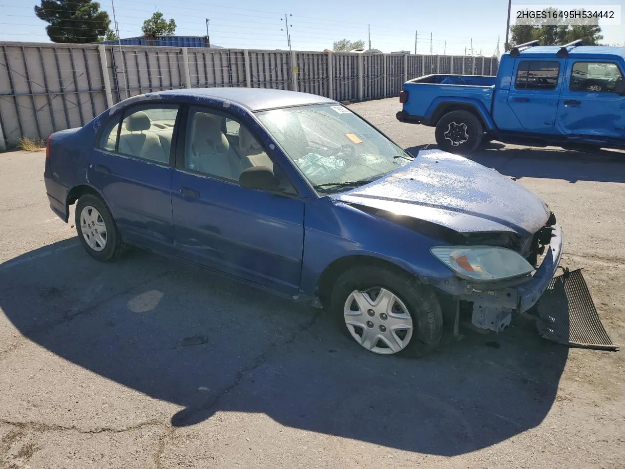 2HGES16495H534442 2005 Honda Civic Dx