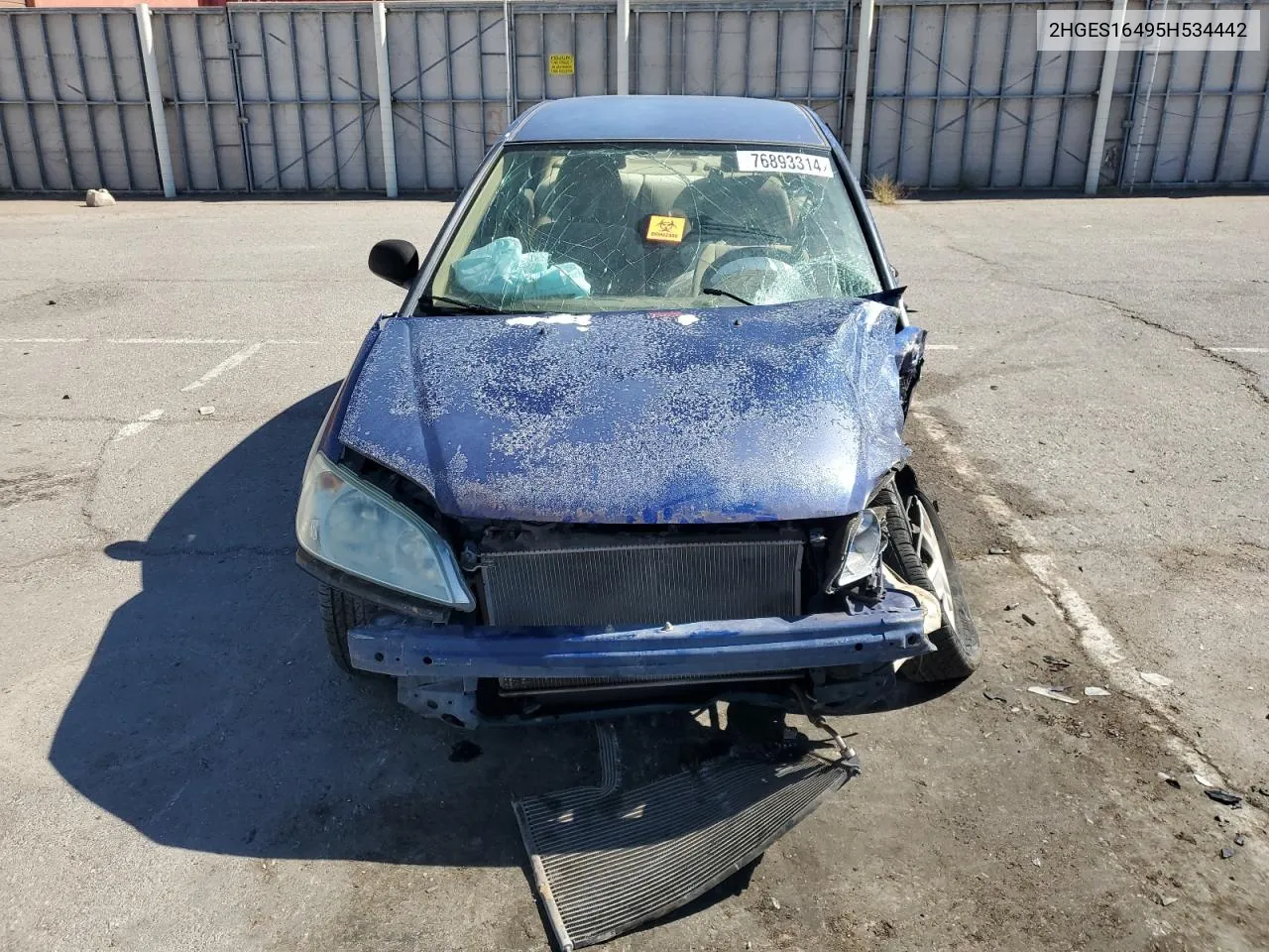 2HGES16495H534442 2005 Honda Civic Dx