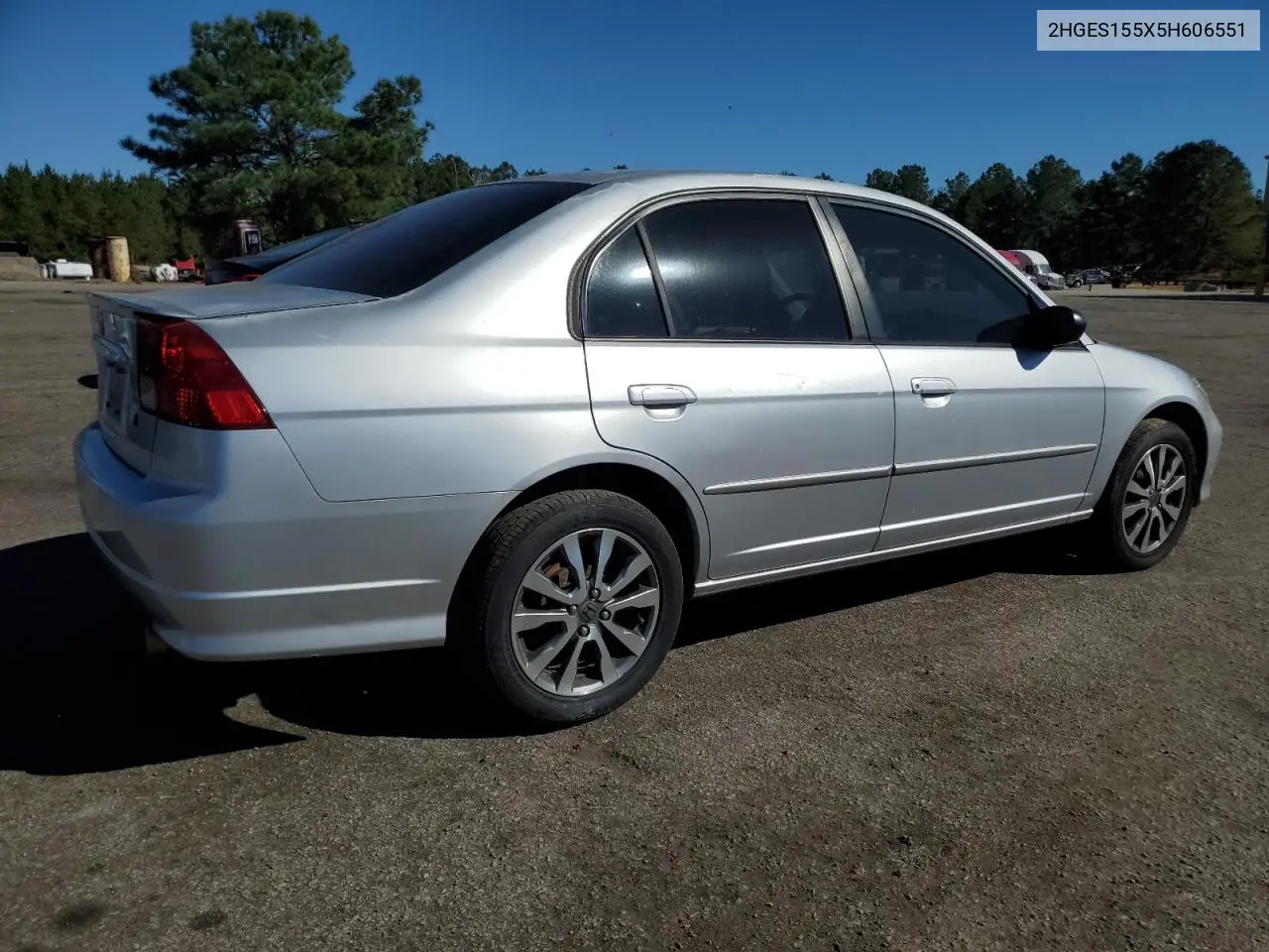 2HGES155X5H606551 2005 Honda Civic Lx