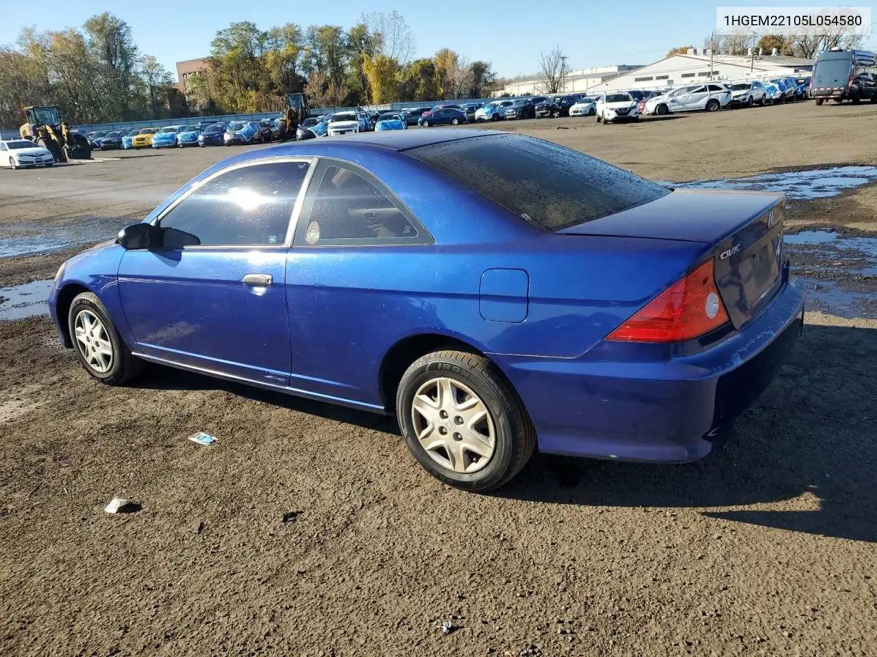 1HGEM22105L054580 2005 Honda Civic Dx Vp