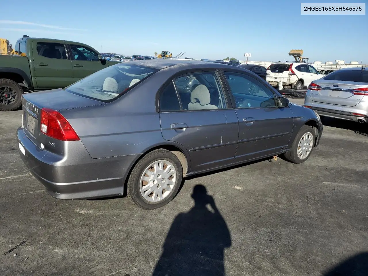 2HGES165X5H546575 2005 Honda Civic Lx