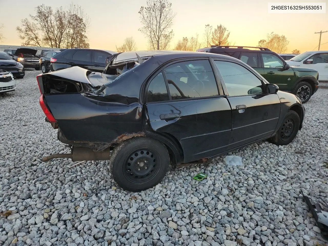 2HGES16325H553051 2005 Honda Civic Dx Vp