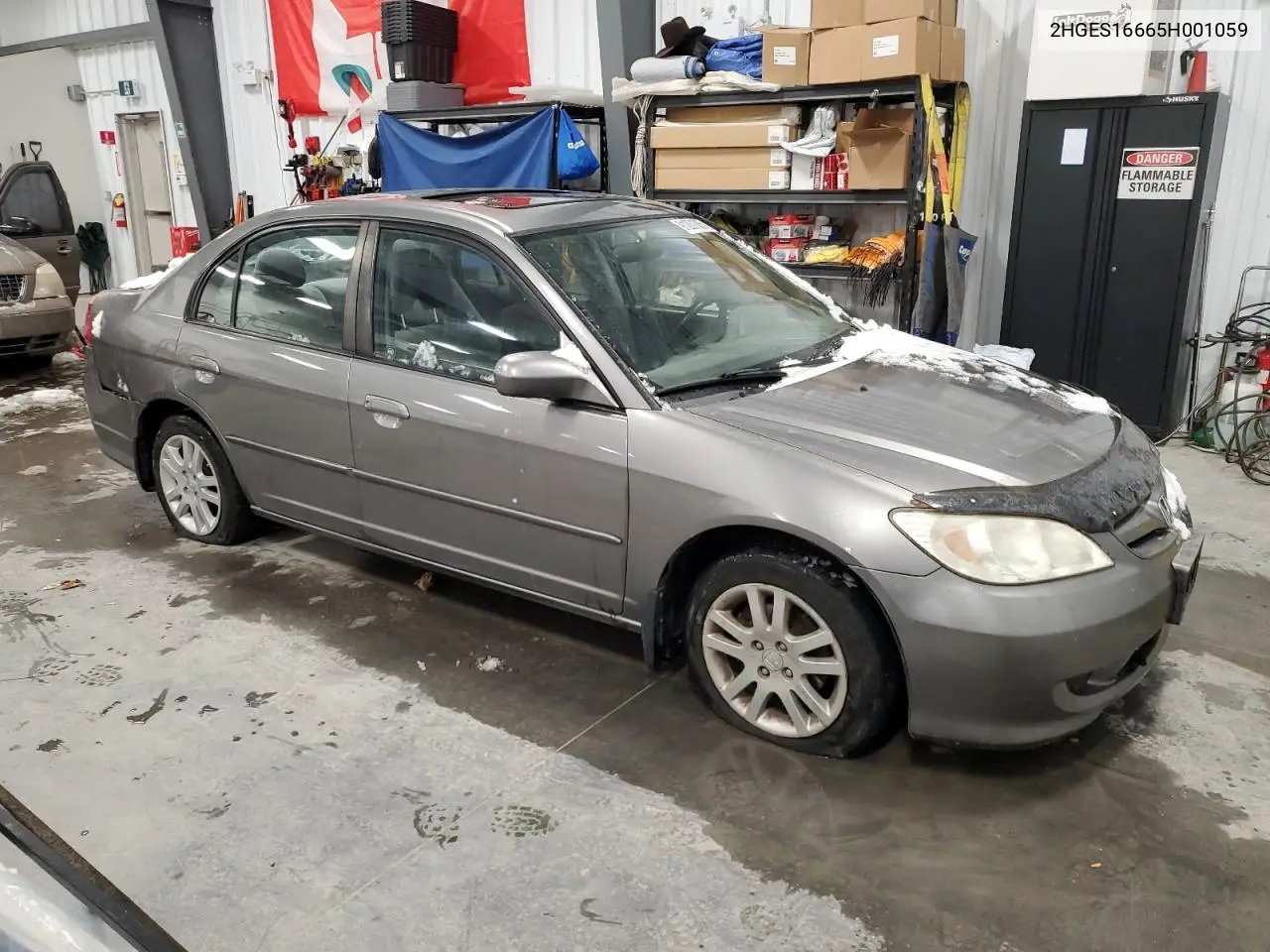 2HGES16665H001059 2005 Honda Civic Lx