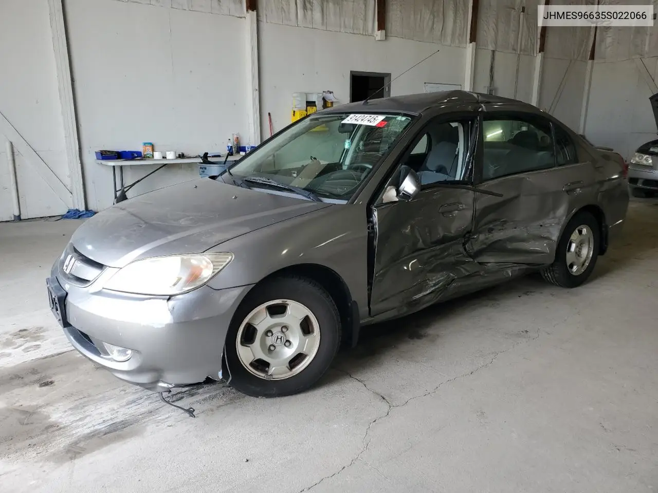 JHMES96635S022066 2005 Honda Civic Hybrid