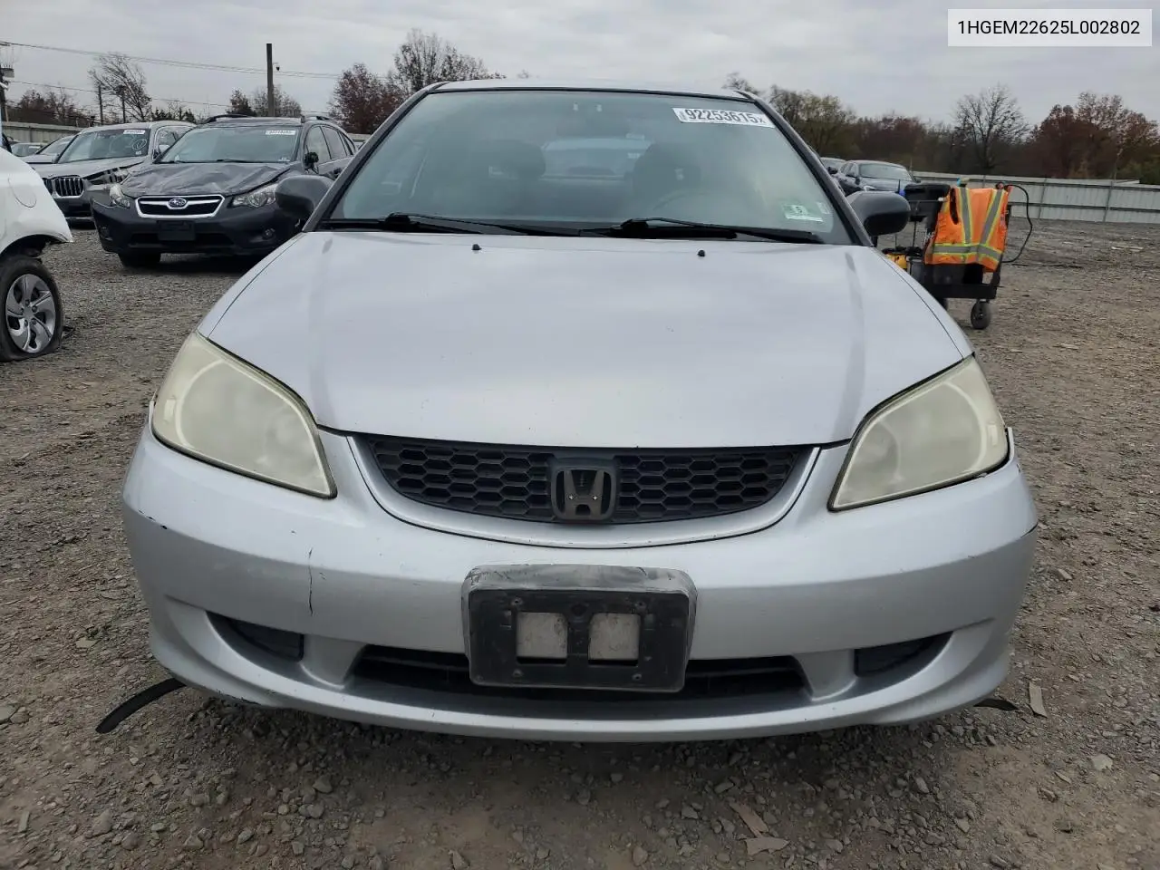 1HGEM22625L002802 2005 Honda Civic Lx