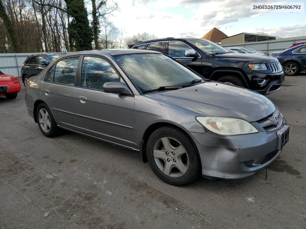 2HGES26725H606792 2005 Honda Civic Ex