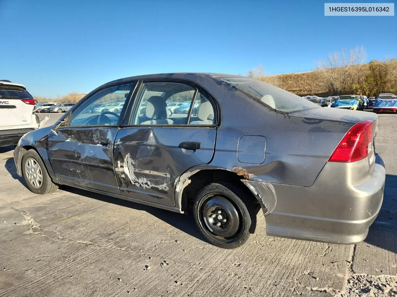 1HGES16395L016342 2005 Honda Civic Dx Vp