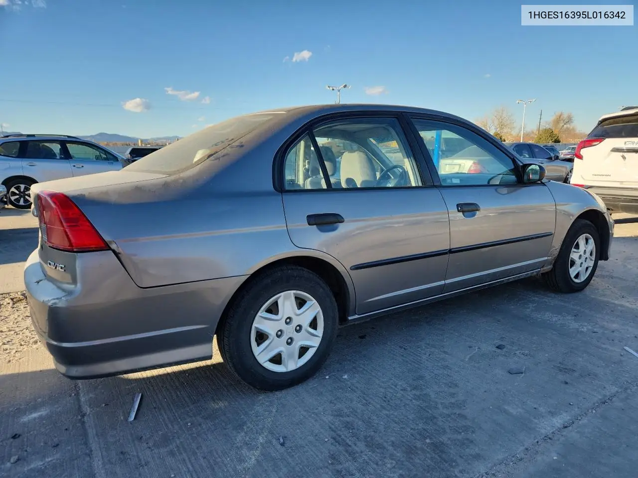1HGES16395L016342 2005 Honda Civic Dx Vp