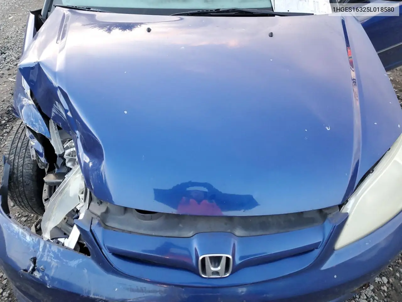 1HGES16325L018580 2005 Honda Civic Dx Vp