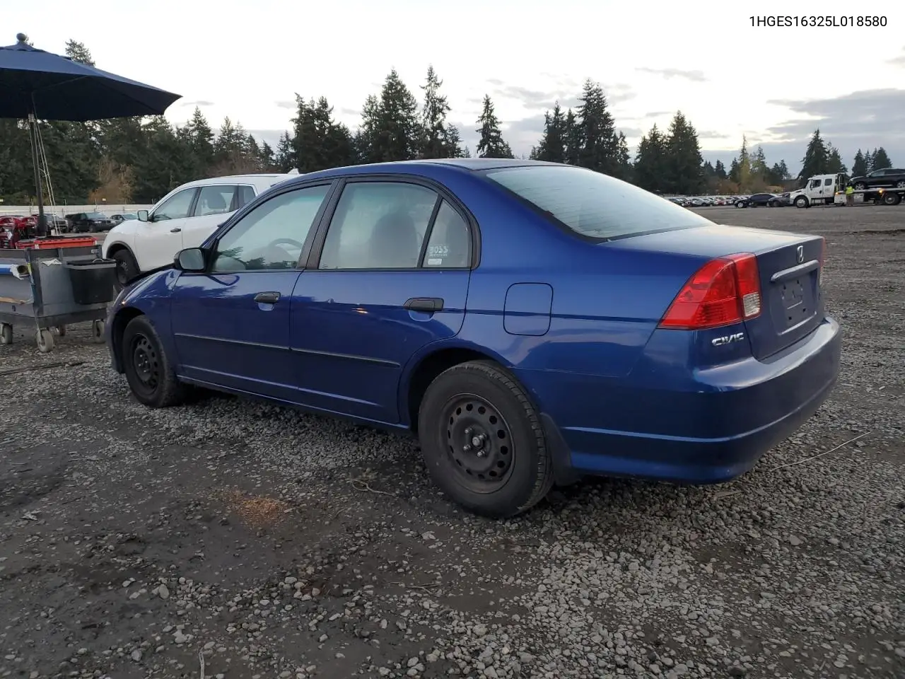 1HGES16325L018580 2005 Honda Civic Dx Vp