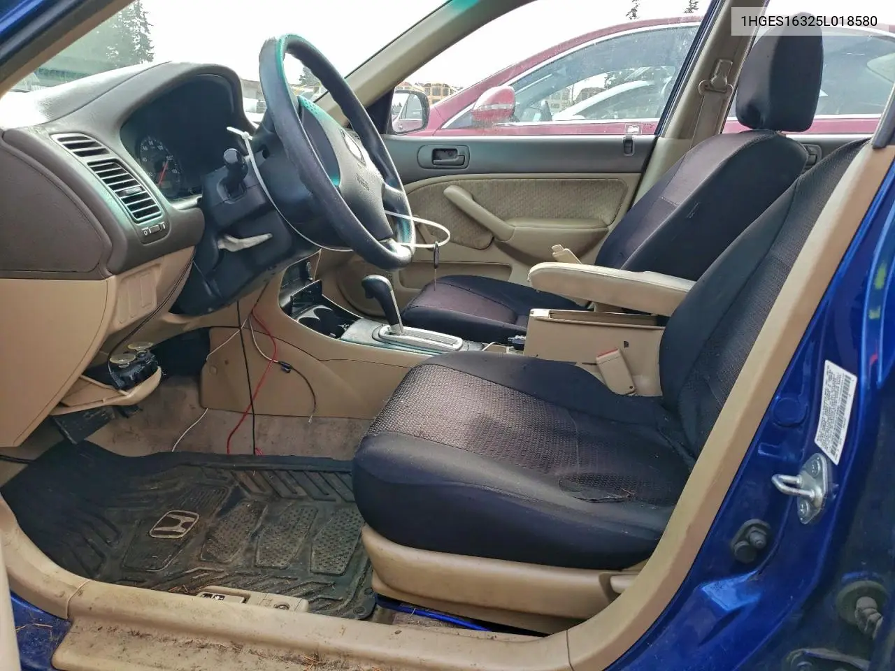 1HGES16325L018580 2005 Honda Civic Dx Vp
