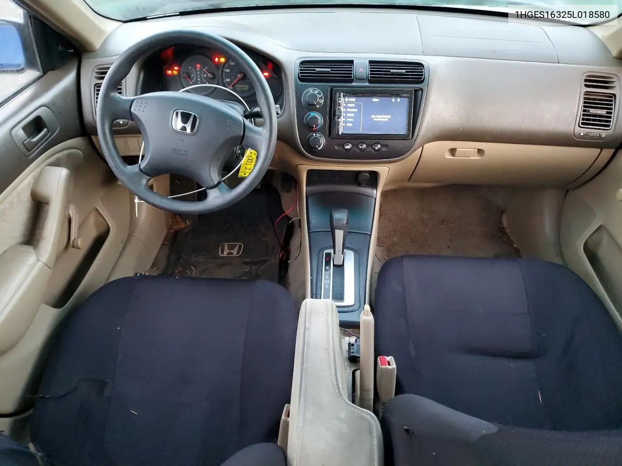 1HGES16325L018580 2005 Honda Civic Dx Vp