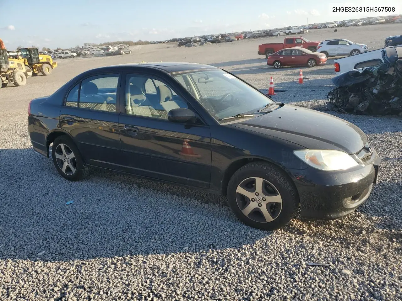 2HGES26815H567508 2005 Honda Civic Ex