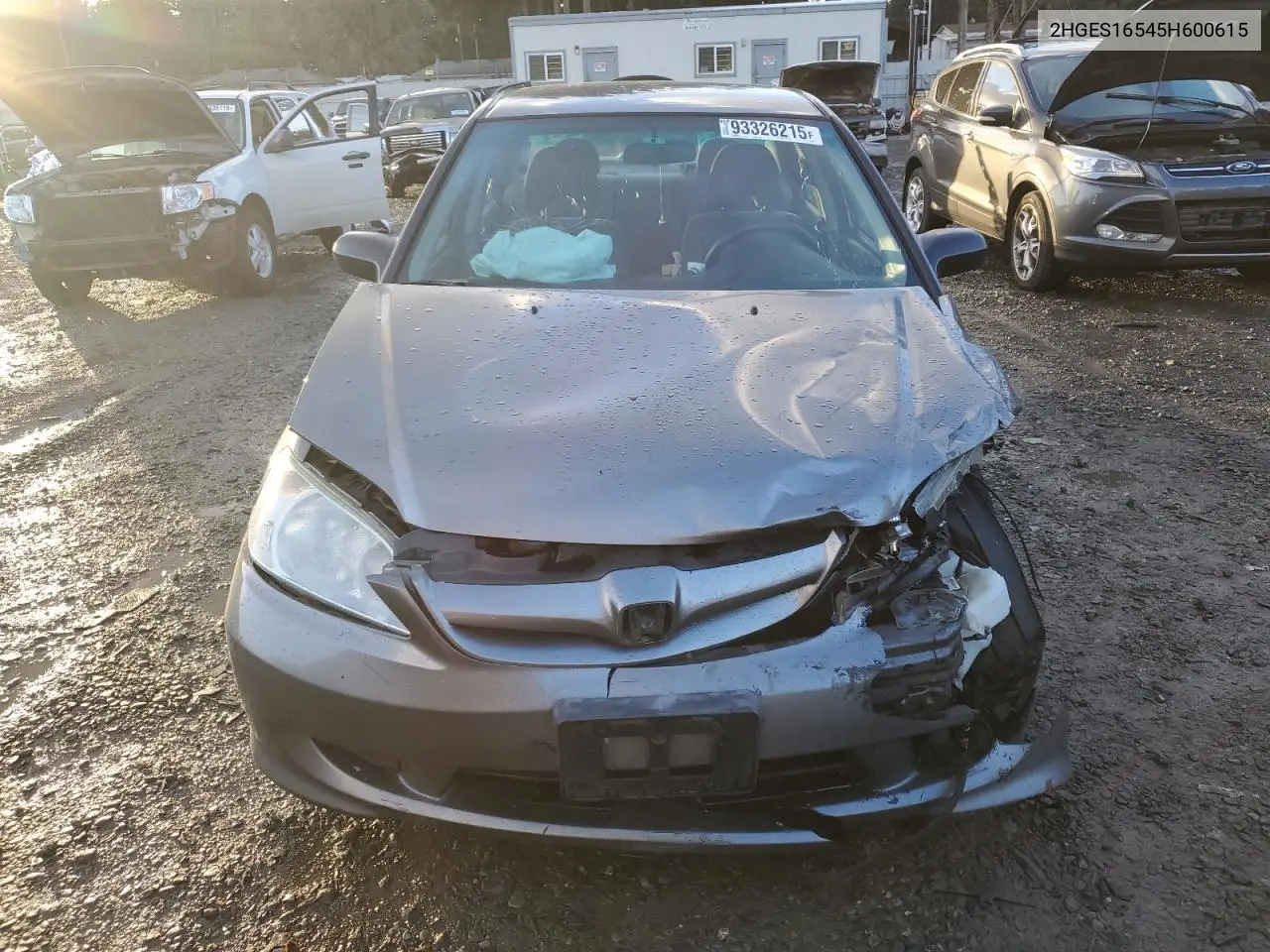 2HGES16545H600615 2005 Honda Civic Lx