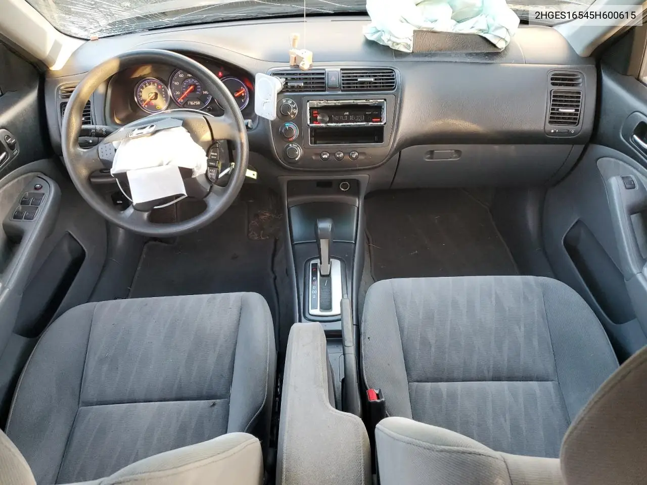 2HGES16545H600615 2005 Honda Civic Lx