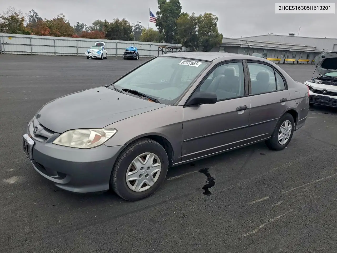 2HGES16305H613201 2005 Honda Civic Dx Vp