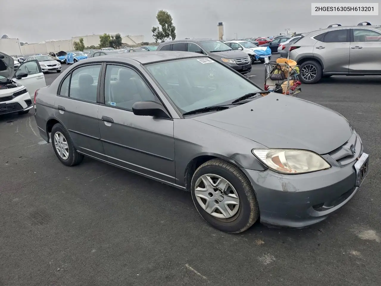 2HGES16305H613201 2005 Honda Civic Dx Vp