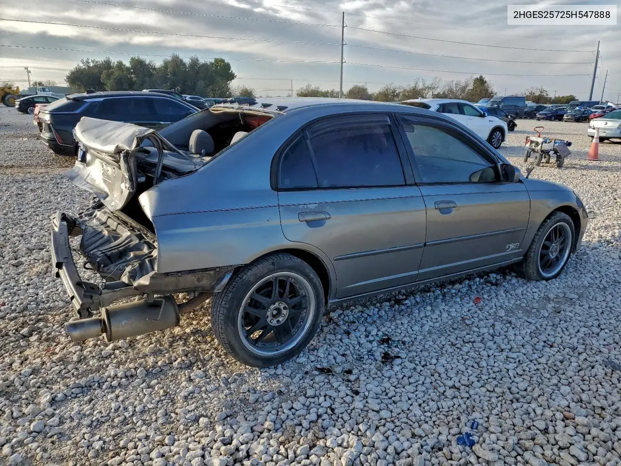 2HGES25725H547888 2005 Honda Civic Ex