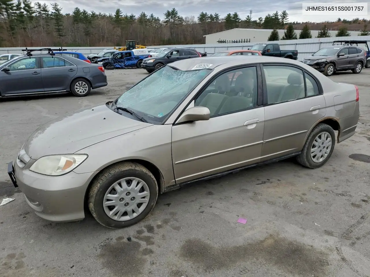 JHMES16515S001757 2005 Honda Civic Lx