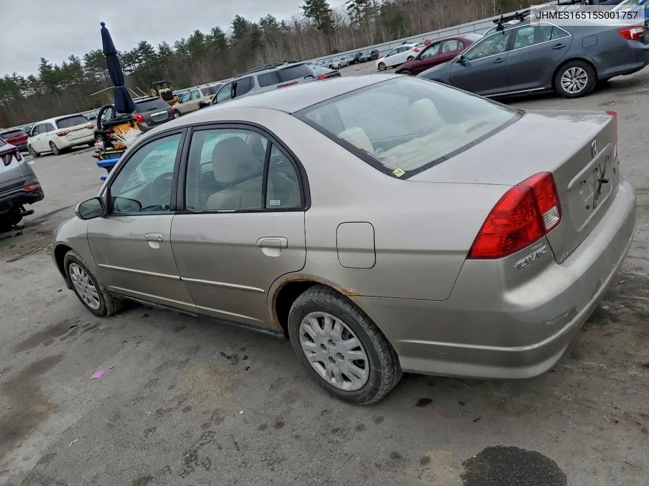 JHMES16515S001757 2005 Honda Civic Lx
