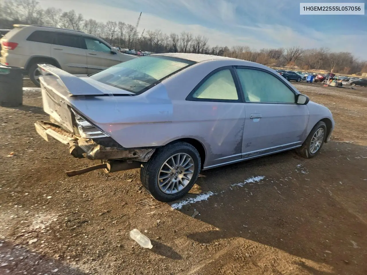 1HGEM22555L057056 2005 Honda Civic Lx