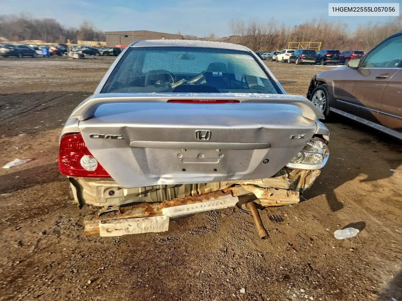 1HGEM22555L057056 2005 Honda Civic Lx