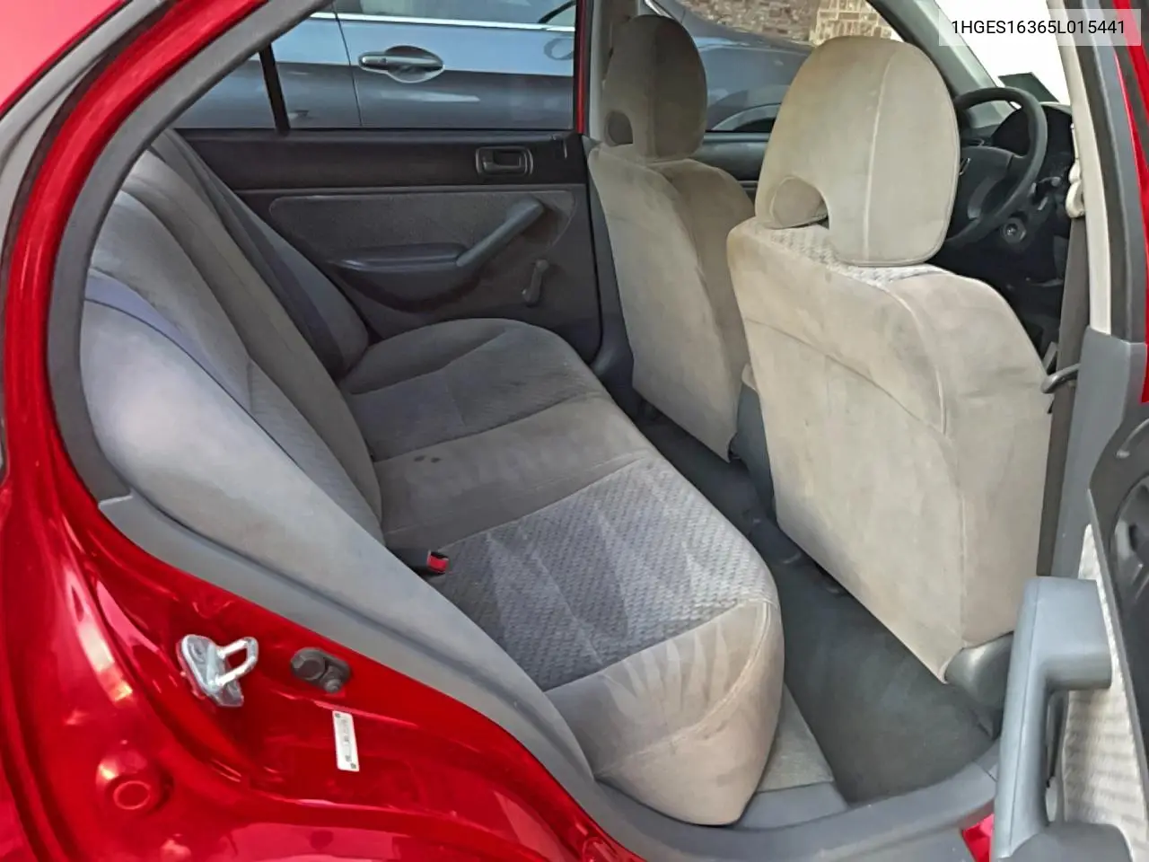 1HGES16365L015441 2005 Honda Civic Dx Vp