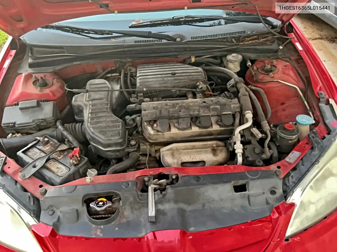 1HGES16365L015441 2005 Honda Civic Dx Vp