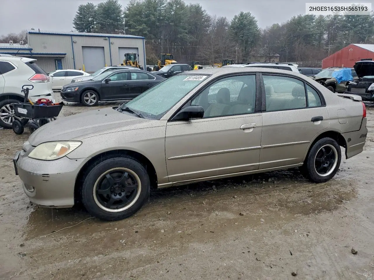 2HGES16535H565193 2005 Honda Civic Lx