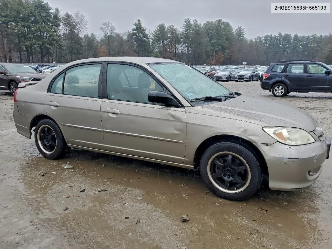 2HGES16535H565193 2005 Honda Civic Lx