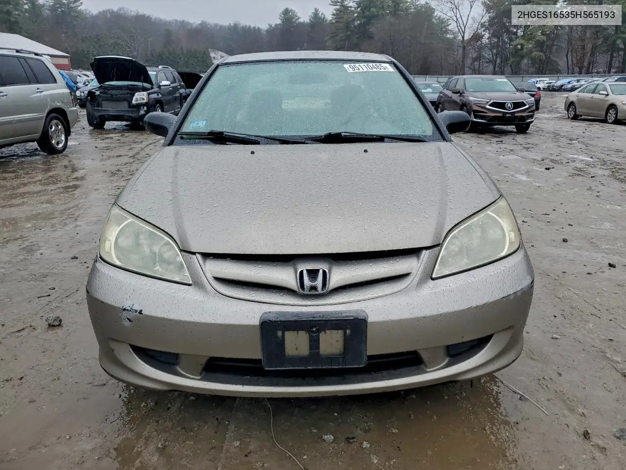 2HGES16535H565193 2005 Honda Civic Lx
