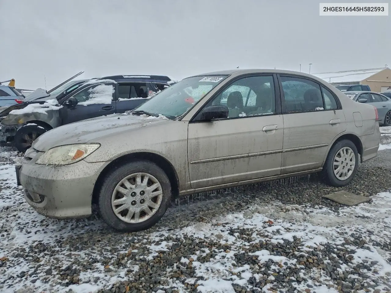2HGES16645H582593 2005 Honda Civic Lx