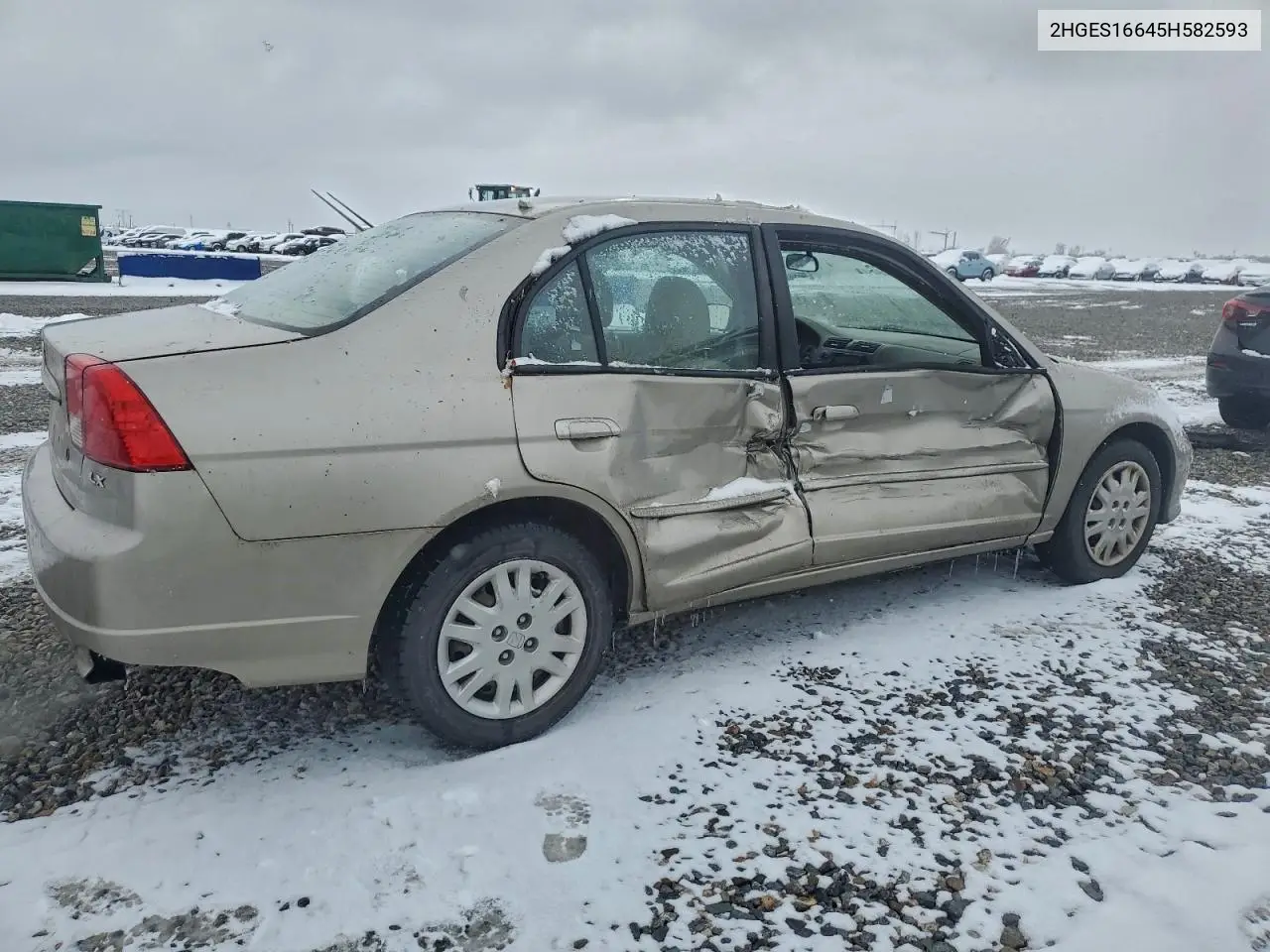 2HGES16645H582593 2005 Honda Civic Lx