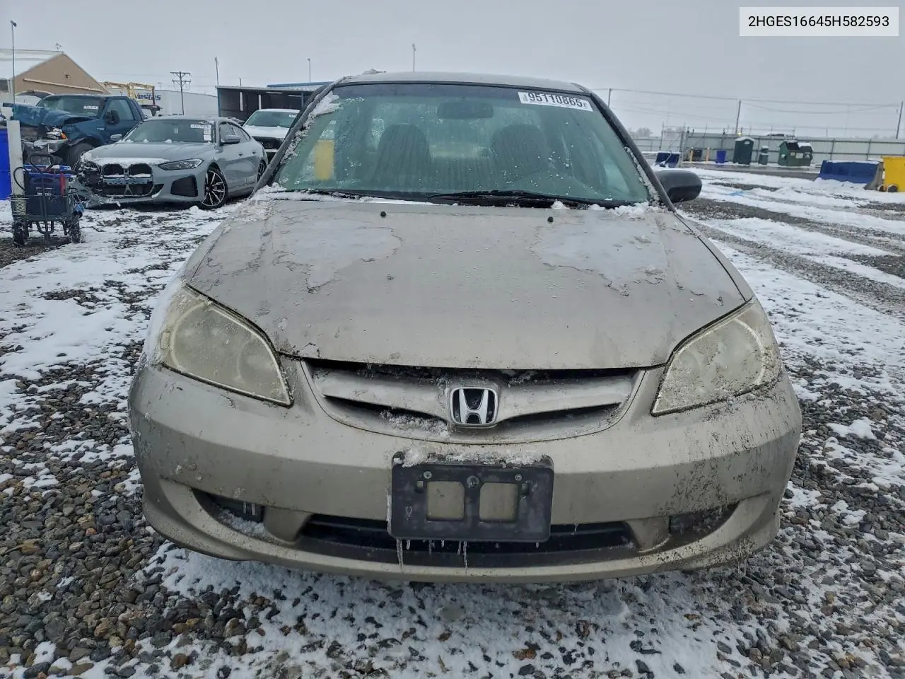 2HGES16645H582593 2005 Honda Civic Lx