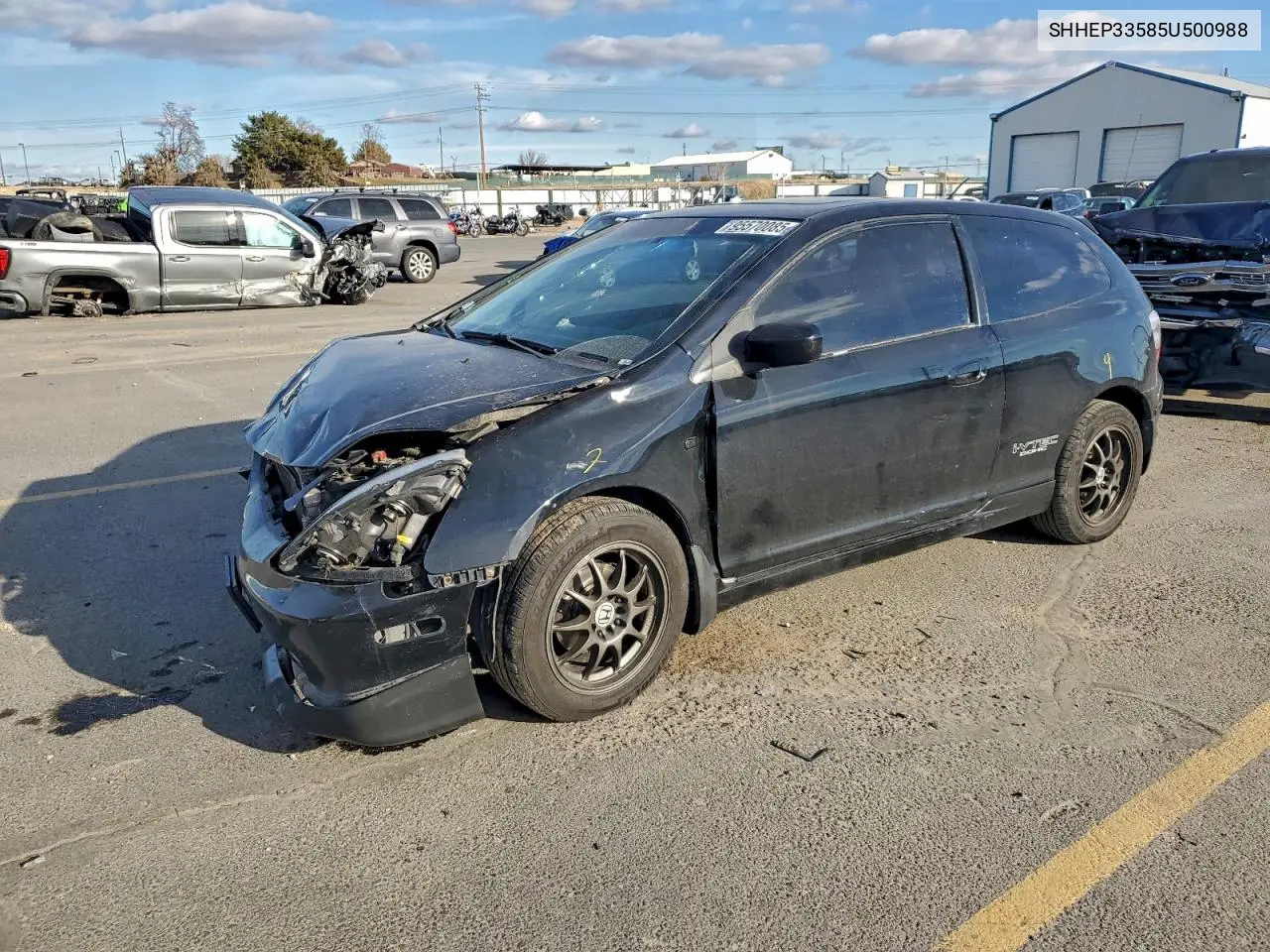 SHHEP33585U500988 2005 Honda Civic Si