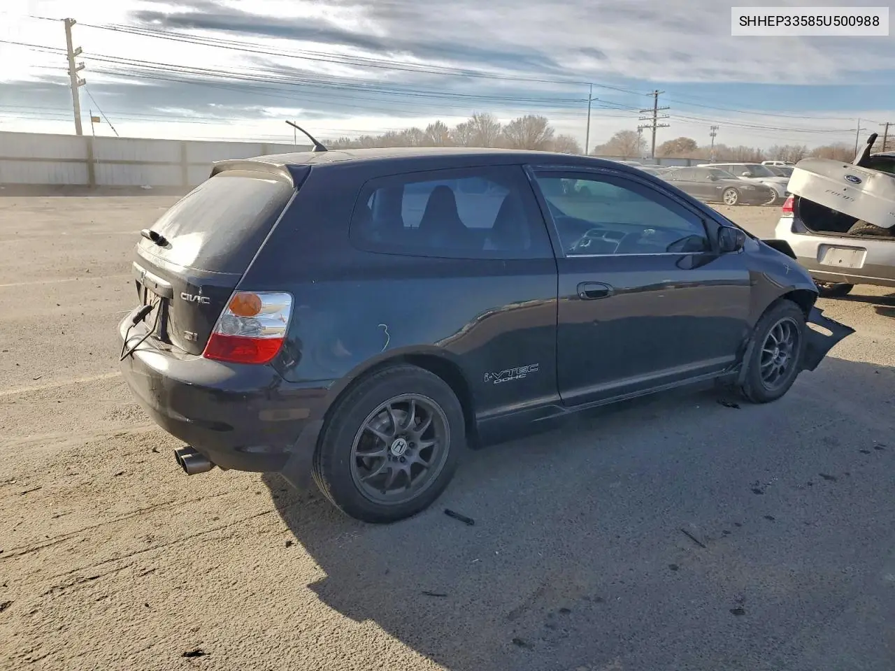 SHHEP33585U500988 2005 Honda Civic Si