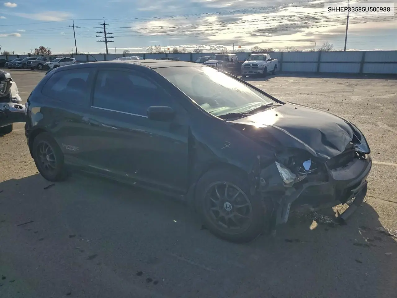 SHHEP33585U500988 2005 Honda Civic Si