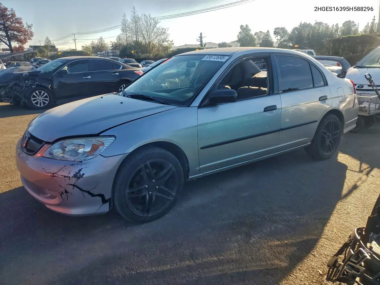 2HGES16395H588296 2005 Honda Civic Dx Vp