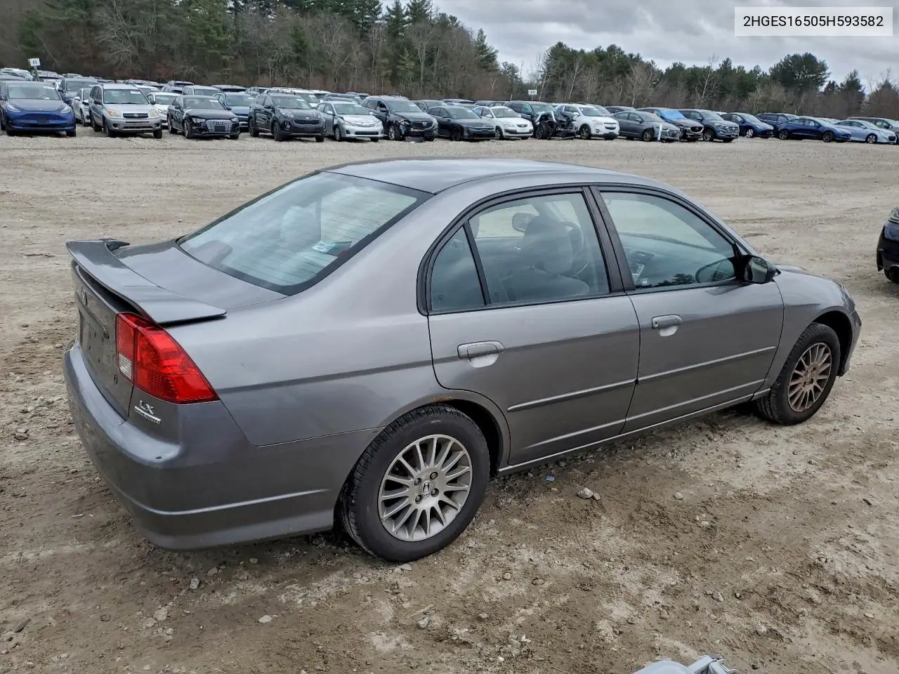 2HGES16505H593582 2005 Honda Civic Lx